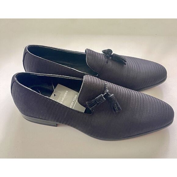 NEW Van Heusen Men's Plain Toe Tassel Slip-On Loafer Black Size 9M NWT - Picture 9 of 9